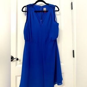 Vince Camuto NWOT. size 12.  Blue Dress